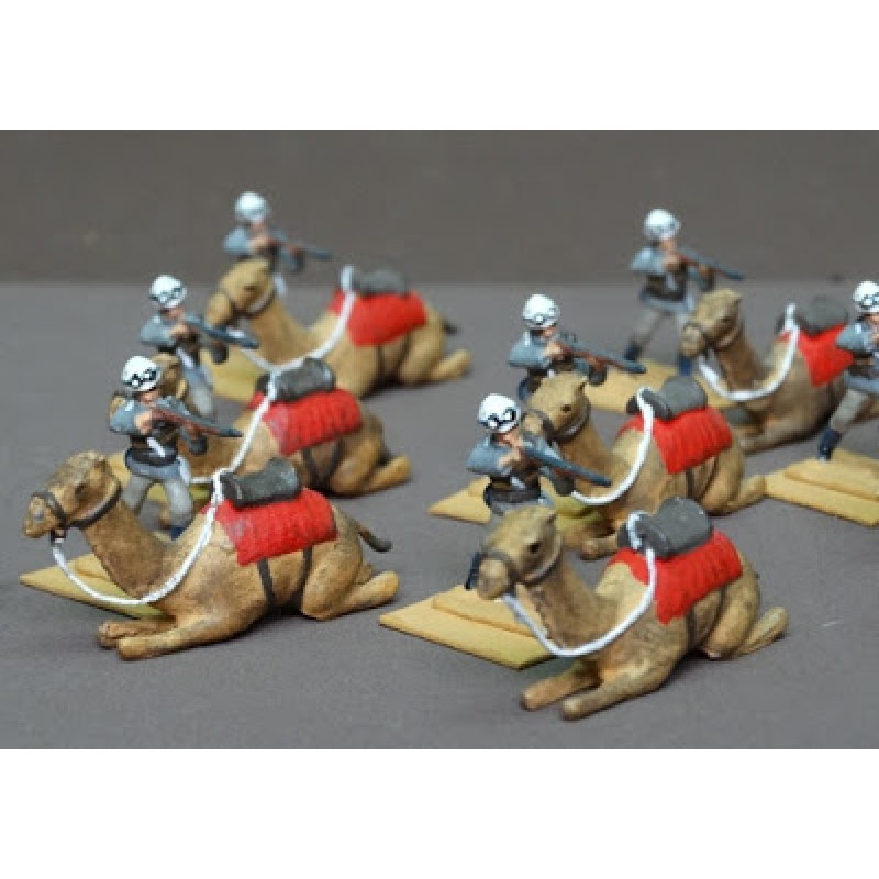 Colonial British Army - Camel corps mounted, separate saddle