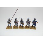 Confederate Army - Infantry officer advancing in hat