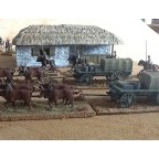 Colonial Wars – Eight ox team Voortekker wagon and three crew
