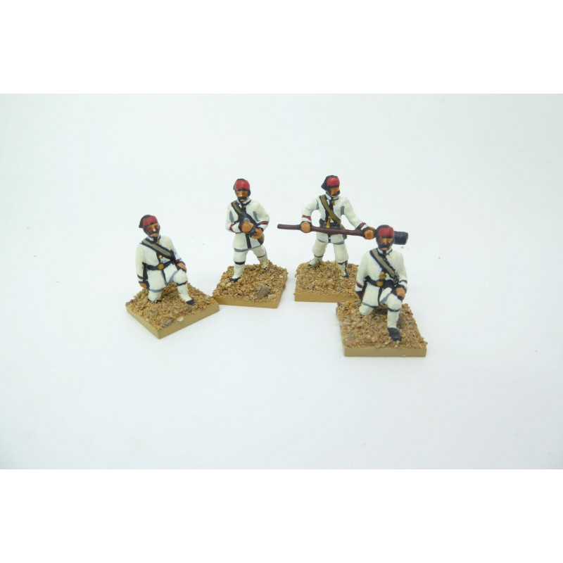 Colonial Wars - Egyptian Army 1882 Gun crew (4 figures)