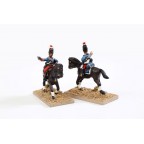 French and Allied Army - Cavalry officer mounted