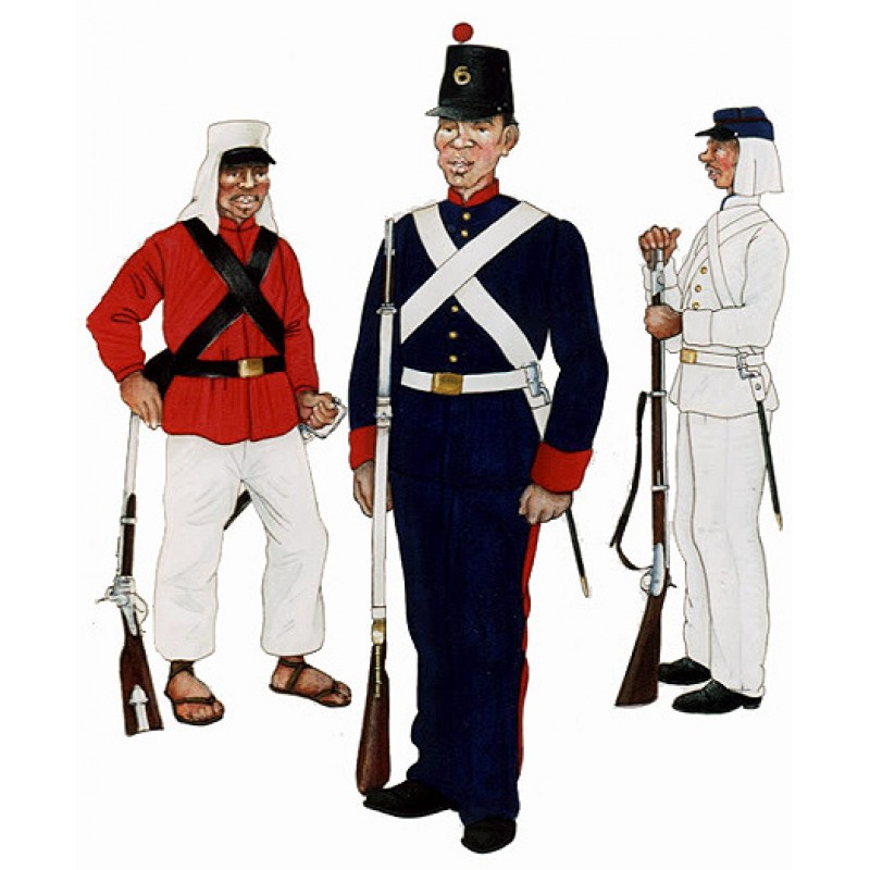 Republican and Imperial Armies - Regular Infantry marching