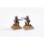 Republican and Imperial Armies - Dismounted cavalry trooper kneeling firing