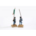 Republican and Imperial Armies - Regular Infantry colour bearer with separate pikestaff