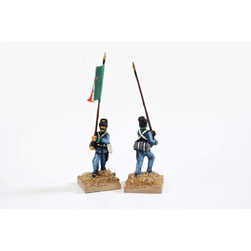 Republican and Imperial Armies - Regular Infantry colour bearer with separate pikestaff