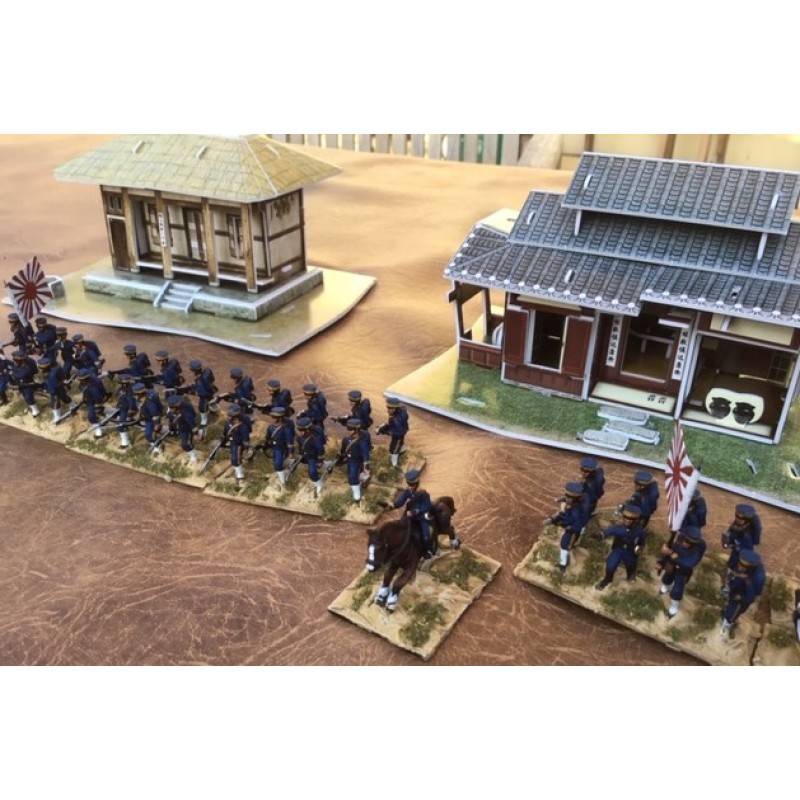 Japanese Army – Infantry advancing